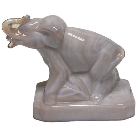 Zack the Elephant Boyd Art Glass Retired 1996 Mystique Grey - Picture 3 of 13